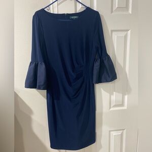 Elegant Navy Blue Dress